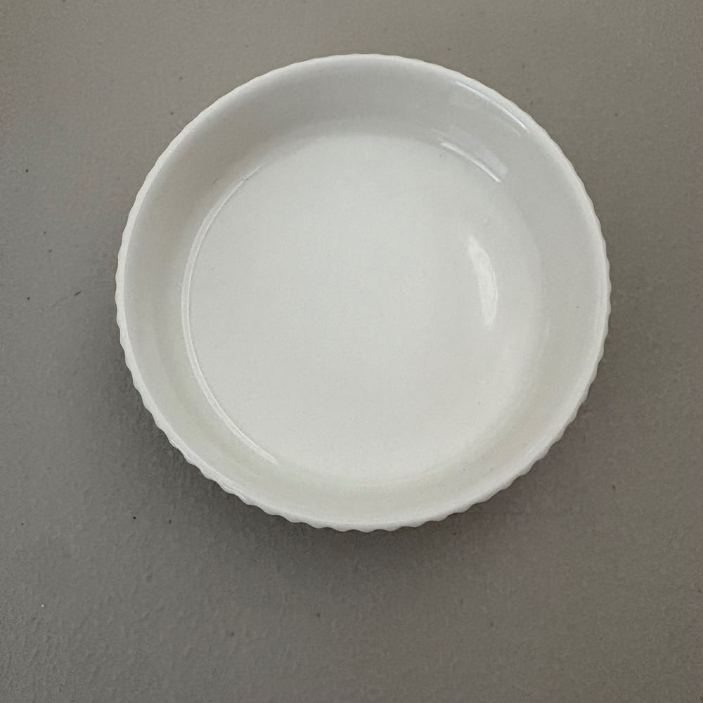 Small White Ribbed Ramekin Dish for Appetizers Sauces ‎ Dips Lot of 8